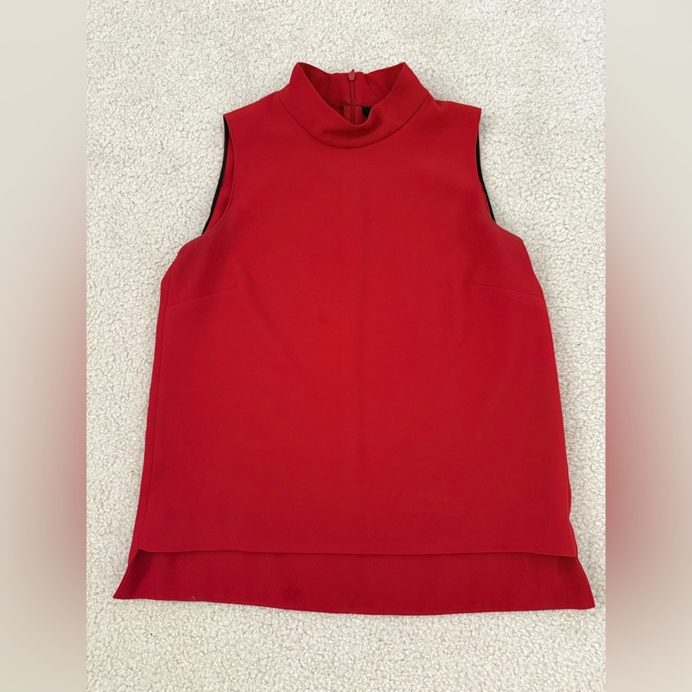 ZARA Red Sleeveless Top